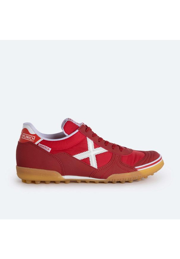 Munich - Buty piłkarskie MUNICH Gresca Genius TF. Kolor: czerwony. Sport: piłka nożna