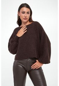 Marella Sport - Sweter damski wełniany Faraday MARELLA SPORT. Materiał: wełna. Styl: sportowy