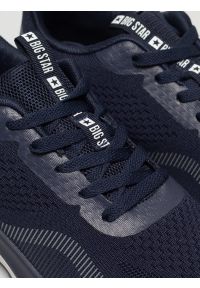 Big-Star - Sneakersy męskie granatowe TT174253 403. Okazja: na co dzień. Nosek buta: okrągły. Kolor: niebieski. Materiał: syntetyk, materiał. Sport: fitness, bieganie #3