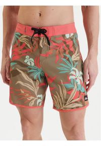 Quiksilver Szorty kąpielowe Surfsilk Scallop 18" EQYBS04862 Beżowy Regular Fit. Kolor: beżowy. Materiał: syntetyk #1