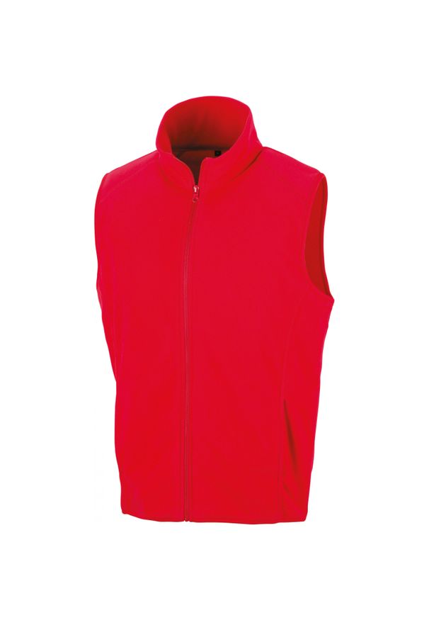 RESULT - Polar bez rękawów Result. Kolor: czerwony. Materiał: polar. Długość rękawa: bez rękawów