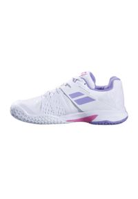 Buty dziecięce do tenisa Babolat Prop All Court. Kolor: biały. Sport: tenis