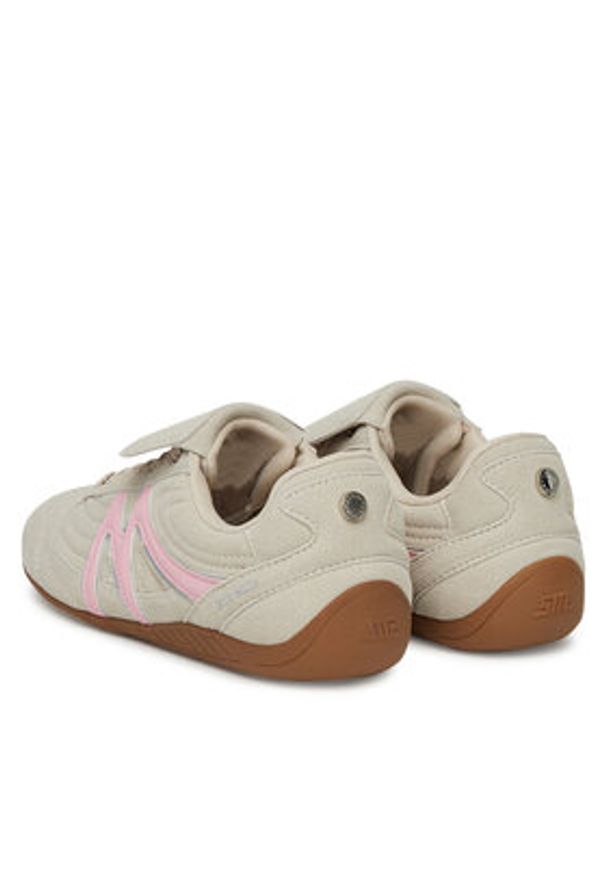 Steve Madden Sneakersy Freekick-E SM19000136 Beżowy. Kolor: beżowy. Materiał: zamsz, skóra