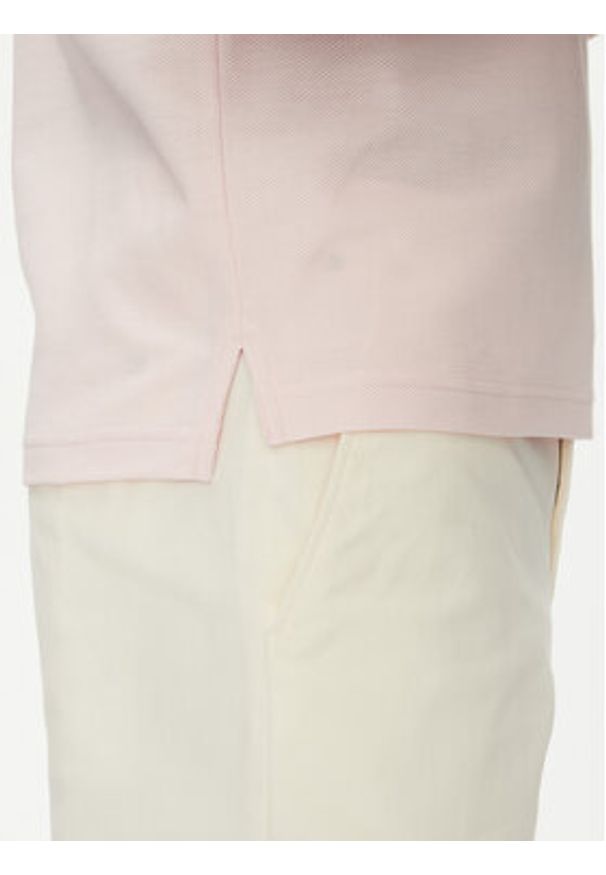 TOMMY HILFIGER - Tommy Hilfiger Polo MW0MW33167 Różowy Regular Fit. Typ kołnierza: polo. Kolor: różowy. Materiał: bawełna