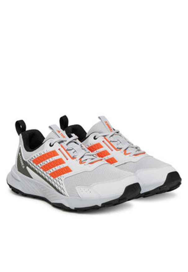 Adidas - adidas Buty do biegania Tracefinder JI4284 Szary. Kolor: szary. Materiał: materiał