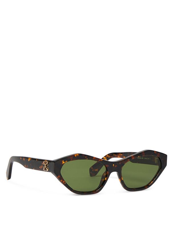 OFF-WHITE - Off-White Okulary przeciwsłoneczne OERI13H Brązowy. Kolor: brązowy