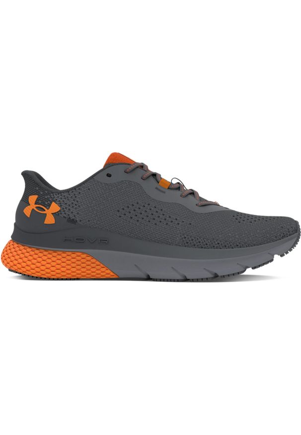 Buty Under Armour Hovr Turbulence 2, Mężczyźni. Zapięcie: sznurówki. Kolor: brązowy, szary, wielokolorowy. Materiał: syntetyk, tkanina, materiał. Szerokość cholewki: normalna. Sport: turystyka piesza