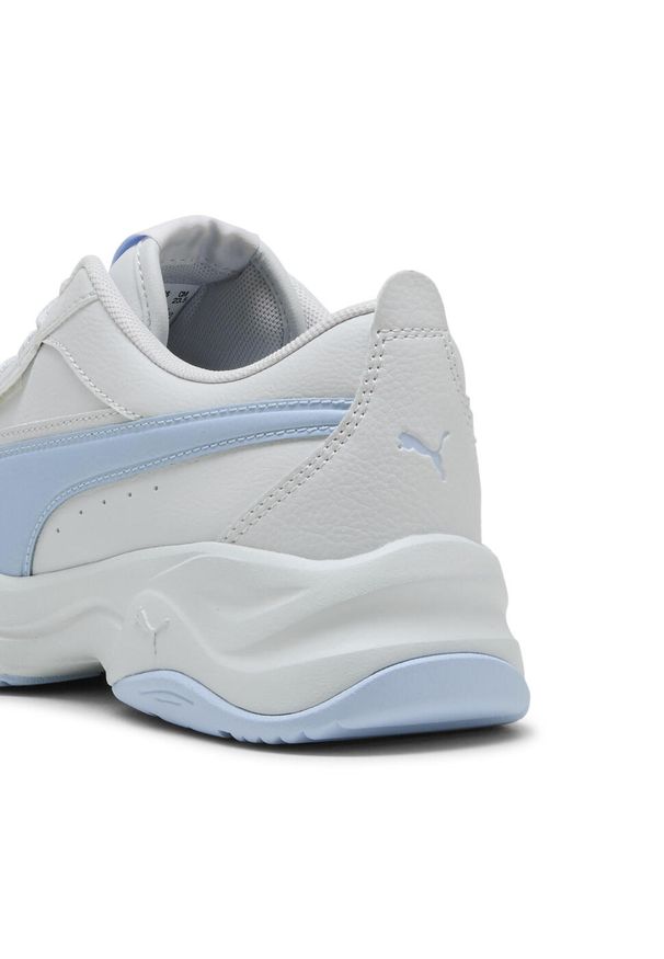 Puma - Damskie buty sportowe Cilia Mode PUMA Silver Mist Haute Tropic White Gray Blue. Kolor: szary, niebieski, wielokolorowy, biały. Sezon: lato. Sport: turystyka piesza