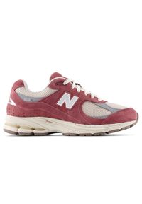 Buty unisex New Balance U2002RS – bordowe. Kolor: czerwony. Materiał: zamsz, guma. Szerokość cholewki: normalna #1