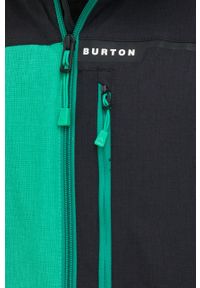 Burton kurtka Lodgepole kolor zielony. Kolor: zielony. Materiał: skóra, materiał. Sezon: zima #5