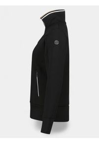LUHTA - Sweter damski Luhta Ingby. Typ kołnierza: polo. Kolor: czarny. Materiał: materiał