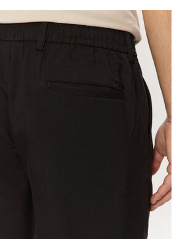 Jack & Jones - Jack&Jones Spodnie materiałowe Karl 12267059 Czarny Loose Fit. Kolor: czarny. Materiał: syntetyk
