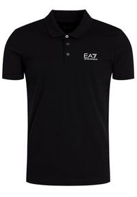 EA7 Emporio Armani Polo 8NPF04 PJM5Z 1200 Czarny Regular Fit. Typ kołnierza: polo. Kolor: czarny. Materiał: bawełna #2