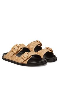 BOSS Klapki Freyah Slide 50542333 Beżowy. Kolor: beżowy. Materiał: syntetyk #3