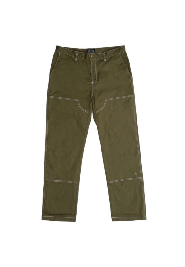 Spodnie turystyczne męskie Poler Campo. Kolor: zielony. Materiał: bawełna. Sezon: lato. Sport: turystyka piesza