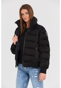 Blauer USA - BLAUER Czarna damska plisowana kurtka, Rozmiar XL. Kolor: czarny #8