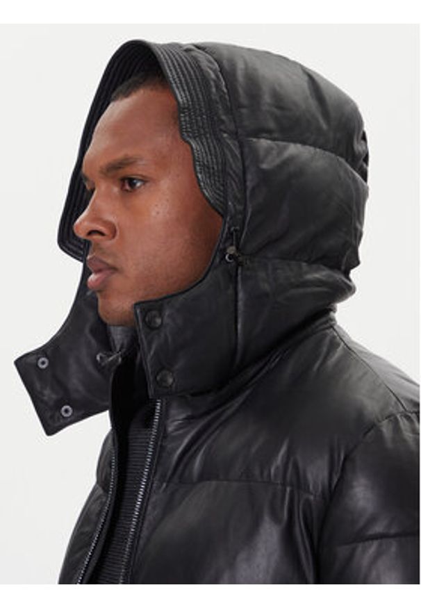 Milestone Kurtka skórzana Mortimer 531040 21340 Czarny Regular Fit. Kolor: czarny. Materiał: skóra