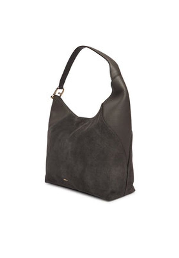 Furla Torebka Lara L WB01876 BX1895 BG 4285S Szary. Kolor: szary. Materiał: skórzane