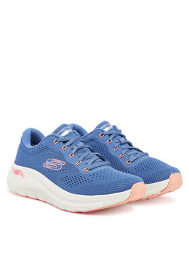 skechers - Skechers Sneakersy Arch Fit 2.0-Big League 150051/BLPK Niebieski. Kolor: niebieski. Materiał: materiał