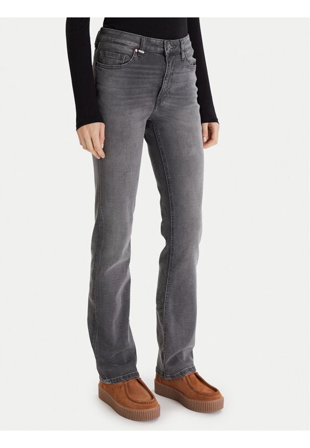 United Colors of Benetton - United Colors Of Benetton Jeansy 4IMHDE00G Szary Bootcut Fit. Kolor: szary