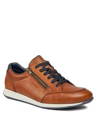 Rieker Sneakersy 11903-24 Brązowy. Kolor: brązowy. Materiał: skóra