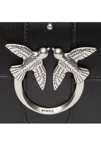 Pinko Torebka Love One Mini C PE 23 PLTT 100058 A0F1 Czarny. Kolor: czarny. Materiał: skórzane