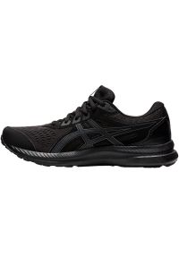 Buty do biegania Asics Gel Contend 8 M 1011B492 001 czarne. Zapięcie: sznurówki. Kolor: czarny. Materiał: guma. Szerokość cholewki: normalna. Sport: bieganie #4