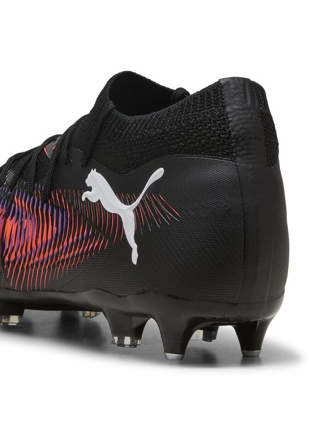 Puma - Buty piłkarskie FUTURE 8 MATCH MxSG PUMA Black White Glowing Red. Kolor: biały, czarny, czerwony, wielokolorowy. Sport: piłka nożna