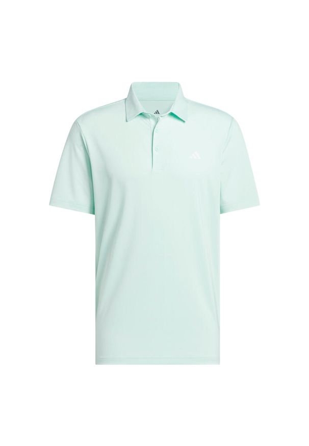 Adidas - Polo adidas Ultimate365 Solid. Typ kołnierza: polo. Kolor: niebieski. Materiał: materiał. Styl: sportowy