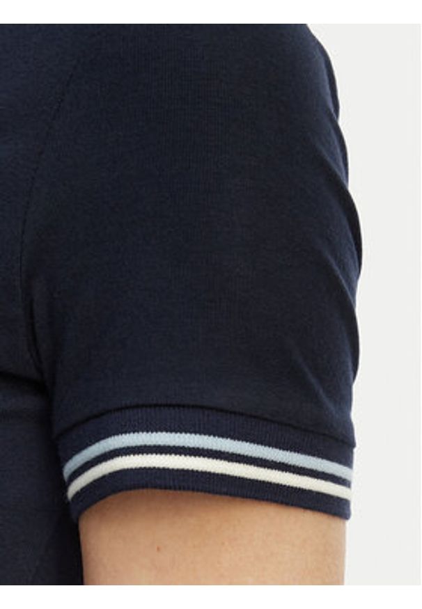 Lacoste Sukienka codzienna EF5288 Granatowy Regular Fit. Okazja: na co dzień. Kolor: niebieski. Materiał: bawełna. Typ sukienki: proste. Styl: casual