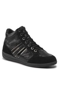 Geox Sneakersy D Myria B D2668B 04122 C9999 Czarny. Kolor: czarny. Materiał: skóra