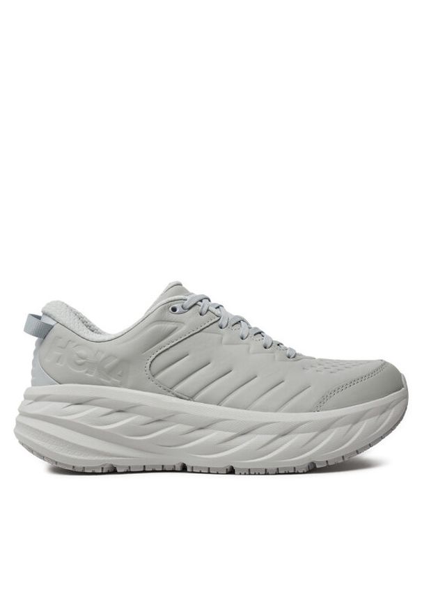 HOKA - Hoka Sneakersy Bondi Sr 1110520 Szary. Kolor: szary. Materiał: skóra