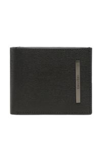 Duży Portfel Męski Calvin Klein Modern Metal Bifold 5Cc W/Coin K50K510612 BAX. Kolor: czarny. Materiał: skóra #1