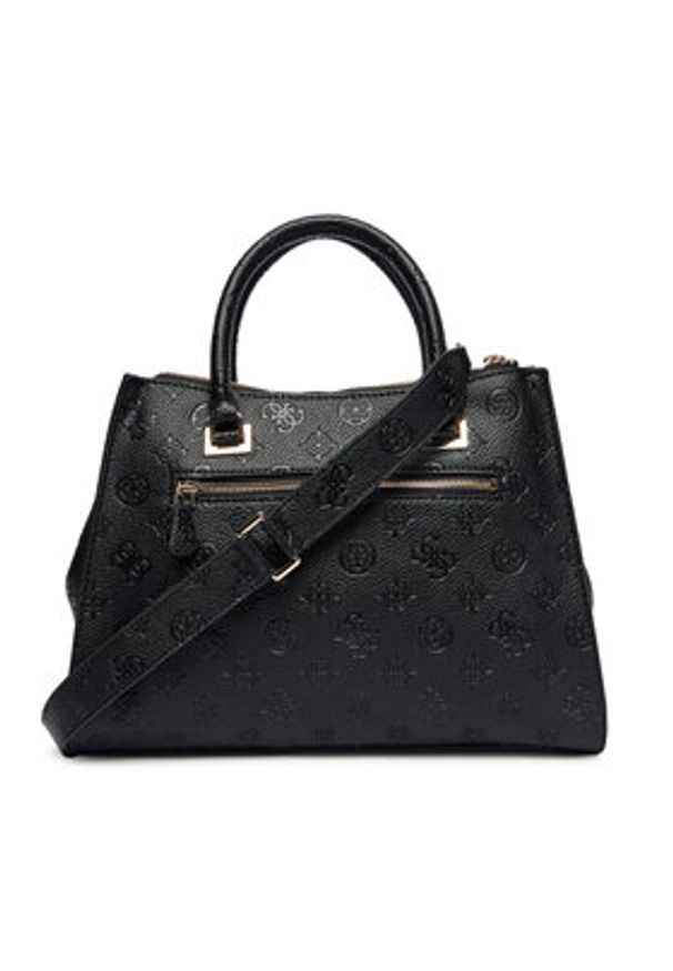 Guess Torebka Cresidia II HWPD98 88070 Czarny. Kolor: czarny. Materiał: skórzane