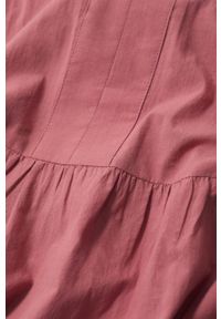 mango - Mango Sukienka Diana kolor różowy mini oversize. Kolor: różowy. Materiał: włókno. Długość rękawa: długi rękaw. Typ sukienki: oversize. Długość: mini #2