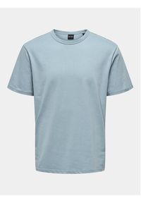 Only & Sons T-Shirt Smart 22026726 Niebieski Regular Fit. Kolor: niebieski. Materiał: bawełna #7