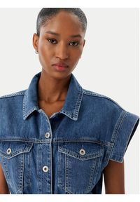 Karl Lagerfeld Jeans Sukienka jeansowa B2W13054 Niebieski Regular Fit. Kolor: niebieski. Materiał: bawełna #5