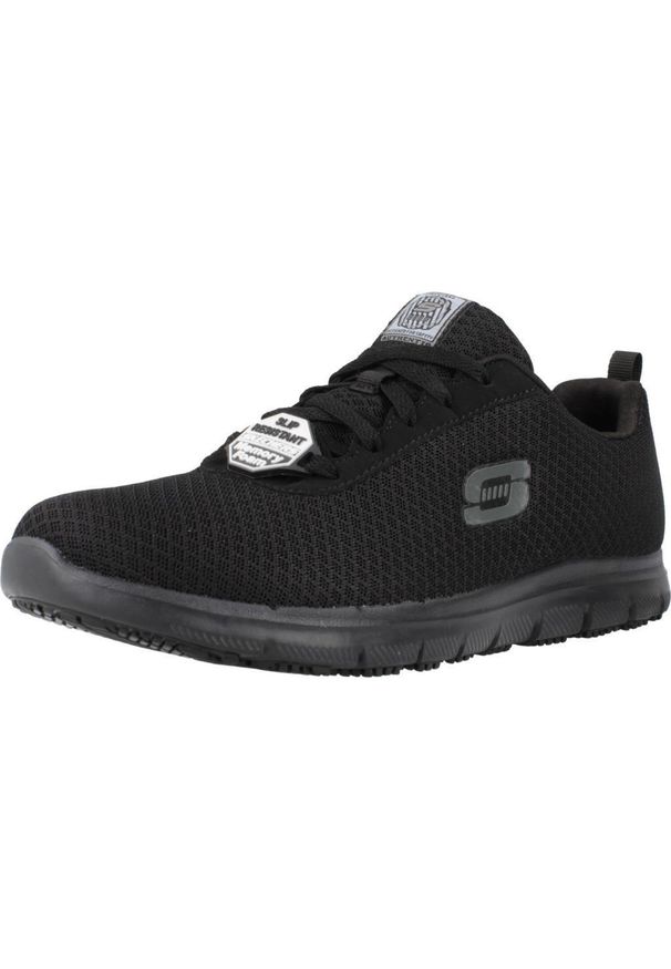 skechers - Tenisówki Skechers Model Ghenter- Bronaugh Kolor Czarny. Kolor: czarny. Materiał: tkanina. Model: Skechers Sport. Sport: turystyka piesza
