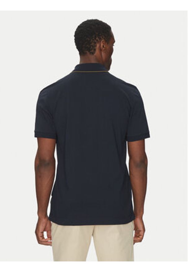 BOSS Polo H-Paras 71_PS 50531463 Granatowy Regular Fit. Typ kołnierza: polo. Kolor: niebieski. Materiał: bawełna