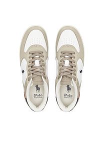 Polo Ralph Lauren Sneakersy 809955690004 Beżowy. Kolor: beżowy. Materiał: skóra, zamsz #4