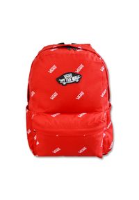 Plecak szkolny dziecięcy Vans New Skool 20 l True Red - VN0006280PZ1. Kolor: czerwony #1