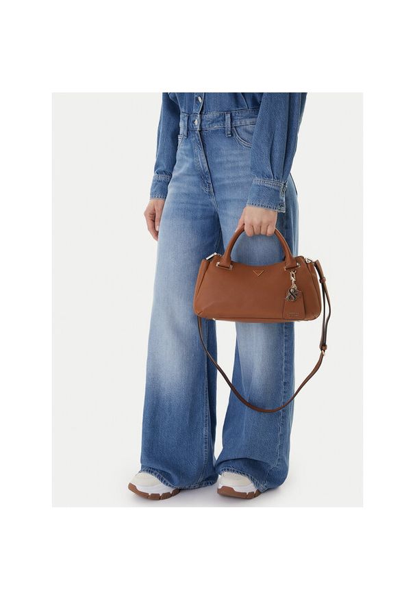 Torebka Guess. Kolor: brązowy