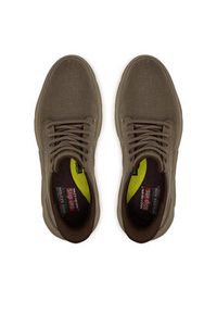 skechers - Skechers Półbuty Slip-Ins: Garza - Clive 205352/DKTP Brązowy. Kolor: brązowy. Materiał: materiał #5