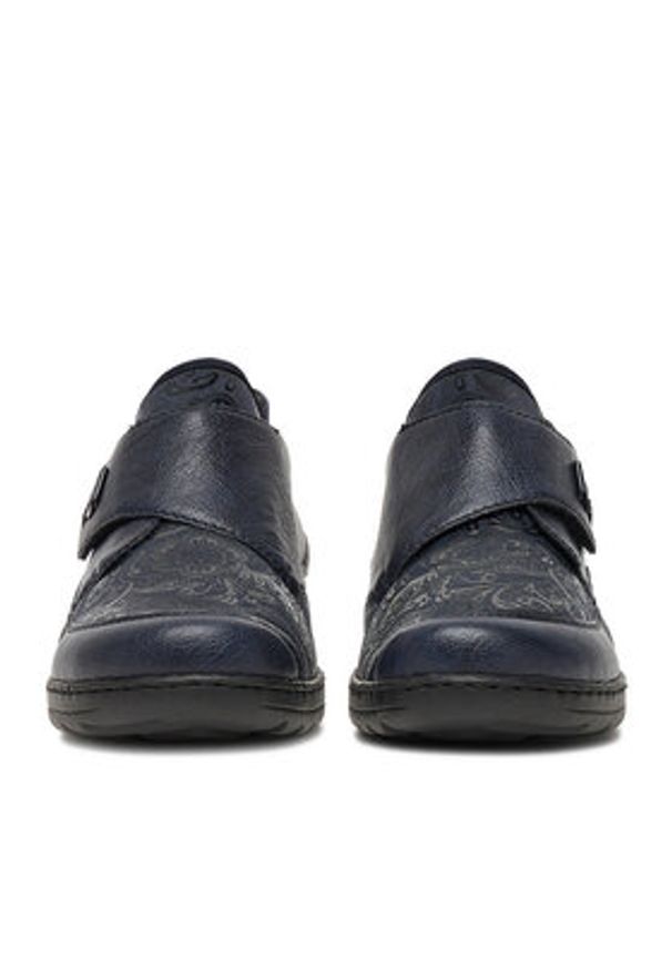 Rieker Półbuty 48951-14 Granatowy. Kolor: niebieski. Materiał: syntetyk, materiał