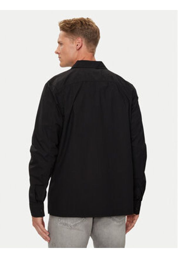 Calvin Klein Jeans Koszula Cargo J30J326970 Czarny Regular Fit. Kolor: czarny. Materiał: bawełna