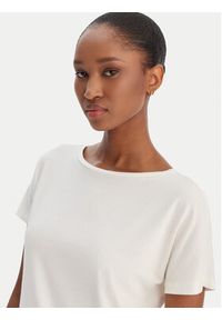 Marella T-Shirt Fervida 2615971021 Écru Regular Fit. Materiał: wiskoza #5