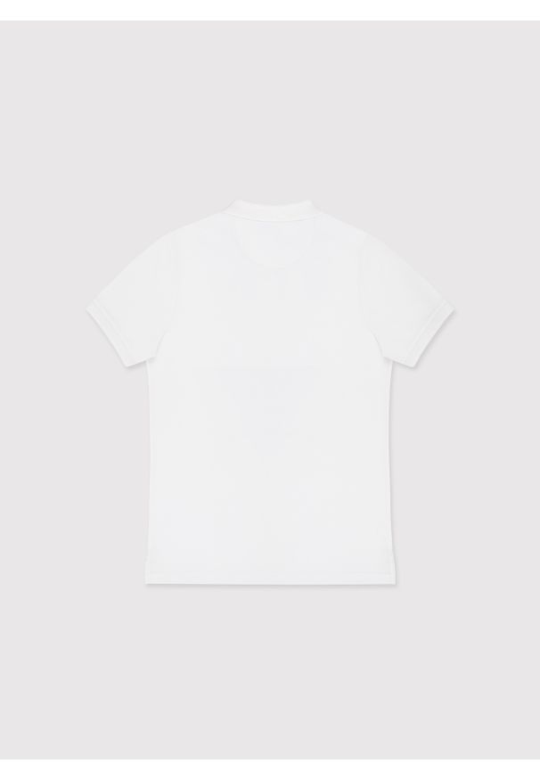 Pako Lorente - PAKO LORENTE – Gładki t-shirt polo w białym kolorze. Okazja: na co dzień. Typ kołnierza: polo. Kolor: oliwkowy, szary, biały, zielony. Materiał: bawełna. Wzór: gładki. Styl: casual