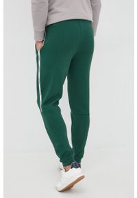 Lacoste spodnie męskie kolor zielony gładkie. Kolor: zielony. Wzór: gładki #4