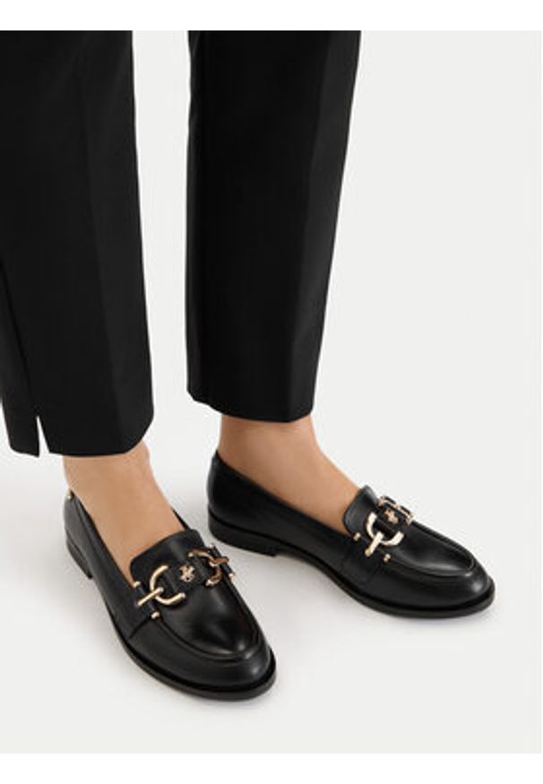 Beverly Hills Polo Club Lordsy EO-WI16-STUFF-01 Czarny. Kolor: czarny. Materiał: skóra