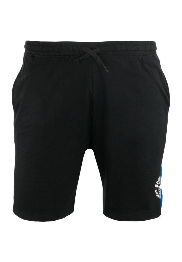 ZFOAM - Glemo Męskie Szorty Sportowe ATHL DPT Balzo Czarne 2XL. Kolor: niebieski, wielokolorowy, czarny. Materiał: bawełna. Długość: krótkie. Sezon: lato. Sport: fitness